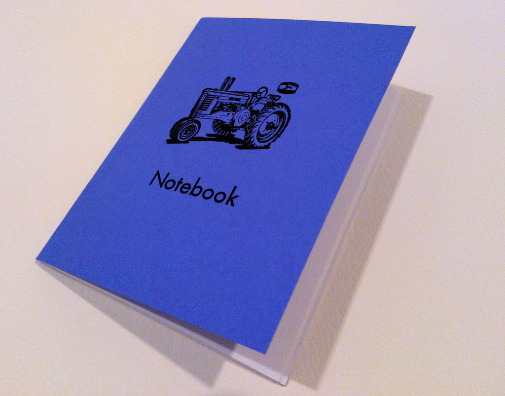 Purple Tractor Notebook