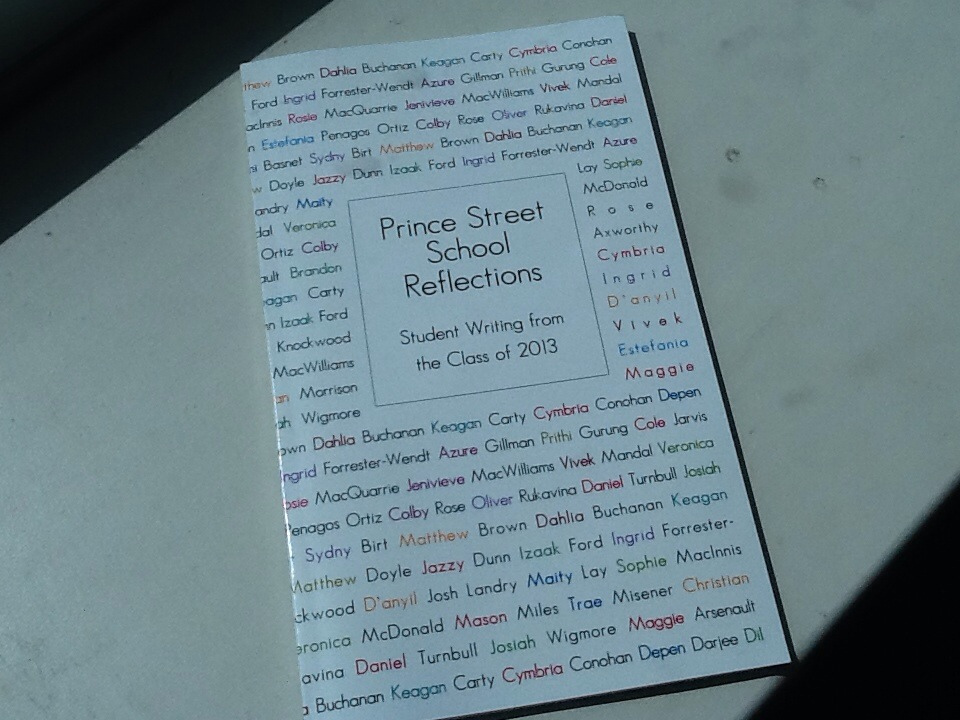 Prince Street School Book