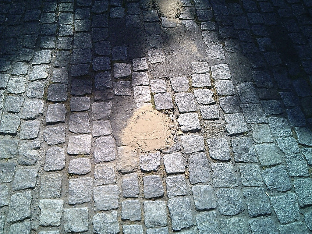 Patching Pavement in Berlin