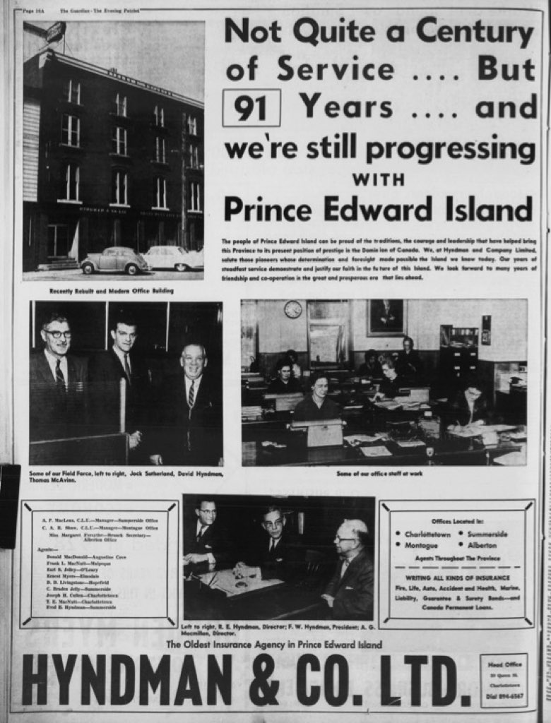 A Hyndman and Company ad in The Guardian from 1963
