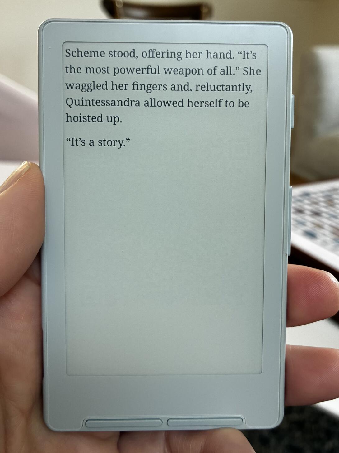 A page of a book shown on my e-reader