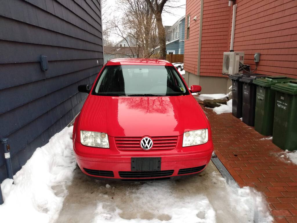 2000 VW Jetta, just before we sold it