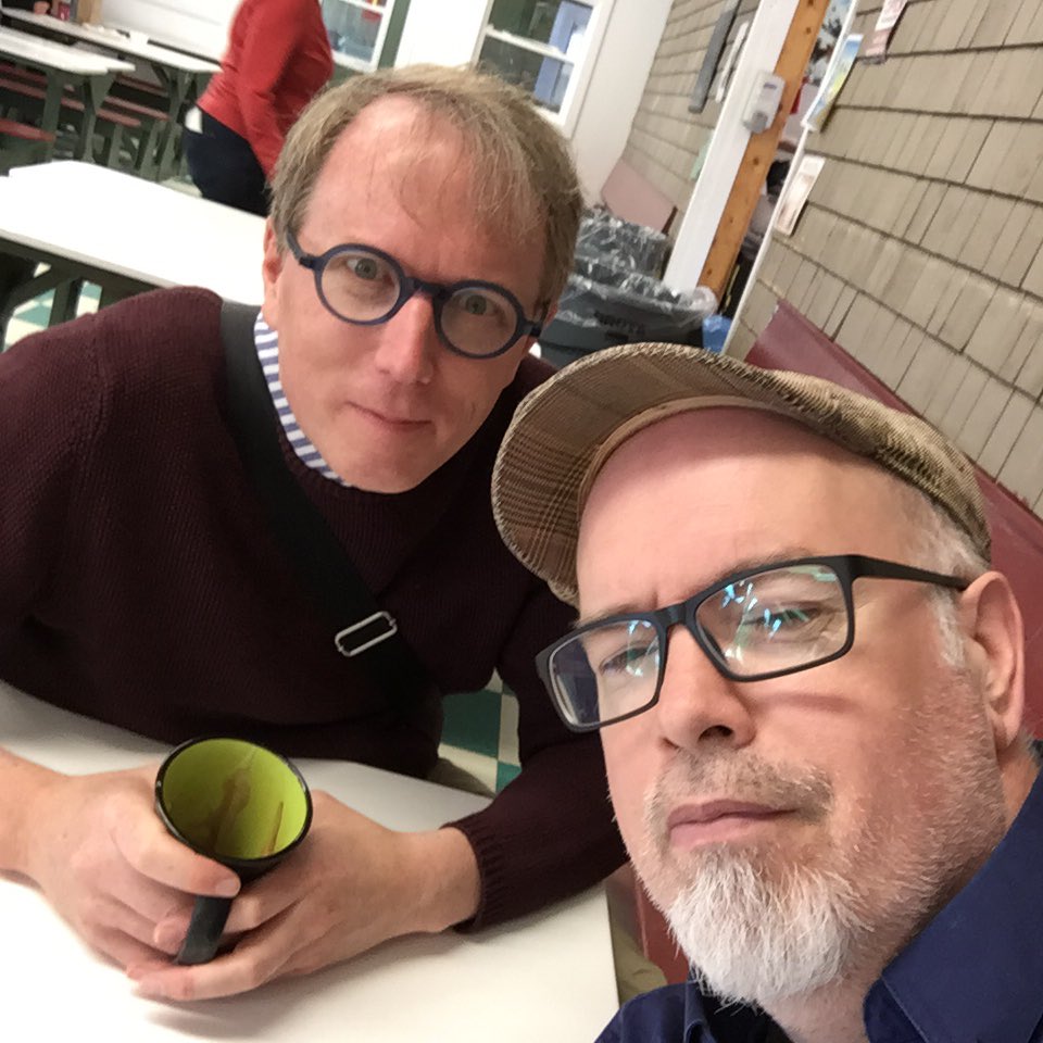 Me and Dave Moses at Charlottetown Farmer's Market
