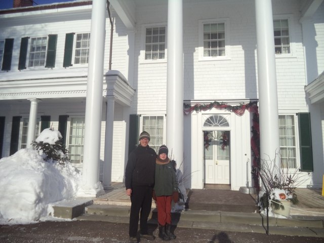 Peter and Oliver at Government House