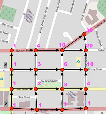 Pascal's Triangle from 100 Prince to Birchwood