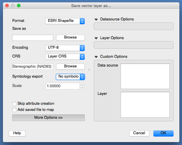 Saving the Holland Map Layer in QGIS