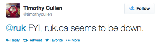 Tim Cullen Tweet