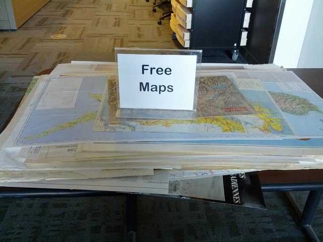 FREE MAPS table.