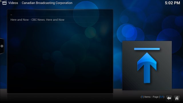 Here and Now in Kodi