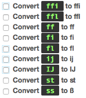 Turning off Typogrify Ligatures