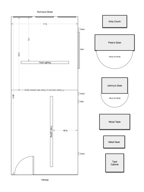 Plan of new Reinvented Office