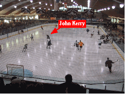 John Kerry Plays Hockey
