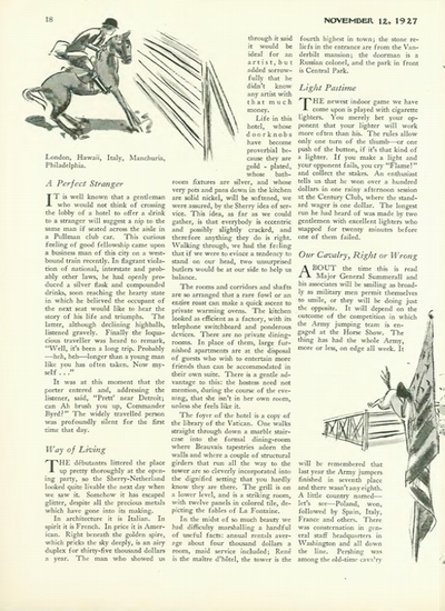 New Yorker, November 12, 1927, page 18