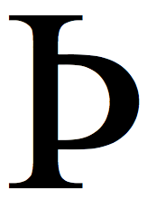 The Letter Þ