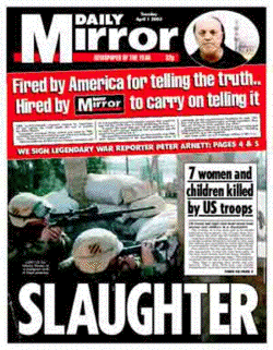 Daily Mirror Front Page