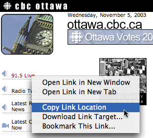 CBC stream recording with Audio Hijack, Step One Bee