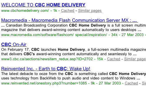 CBC Home Delivery