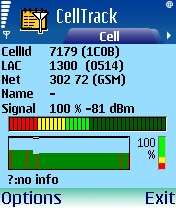 CellTrack Screen Shot