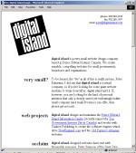 Digital Island website, December 22, 1996