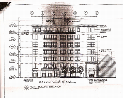 Rendering of proposed Fitzroy Street building