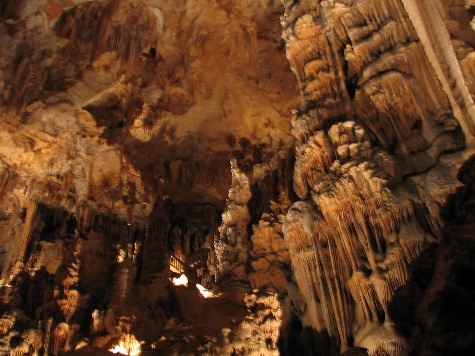 Inside the Grotte