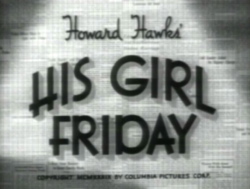 His Girl Friday