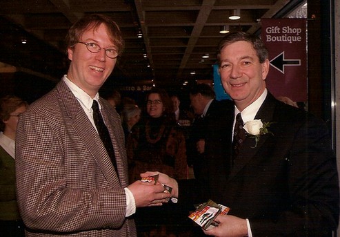 Pat Bins and Peter Rukavina in 2005