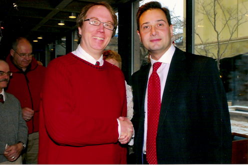 Robert Ghiz and Peter Rukavina in 2010