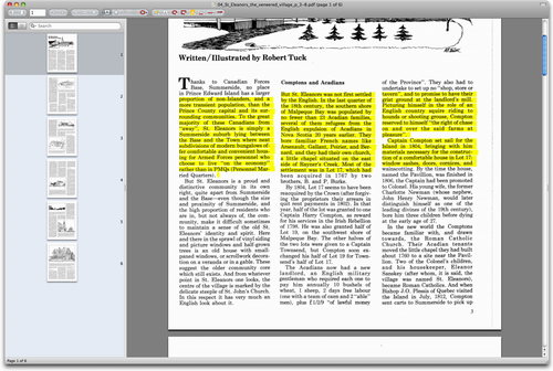 Selecting Text in Columns in a PDF on a Mac