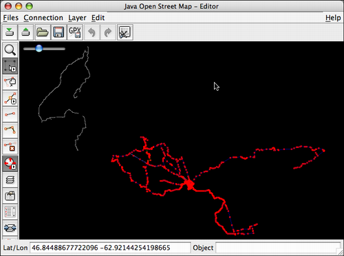 OpenStreetMap for PEI in JOSM