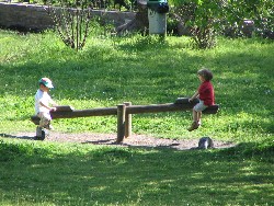 Oliver on the Teeter Totter