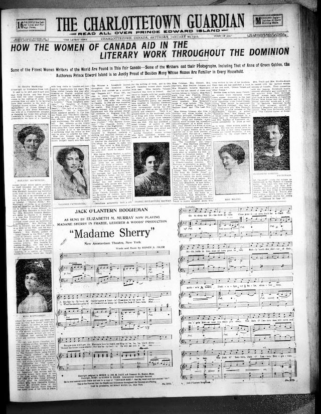 The Charlottetown Guardian, January 20, 1912