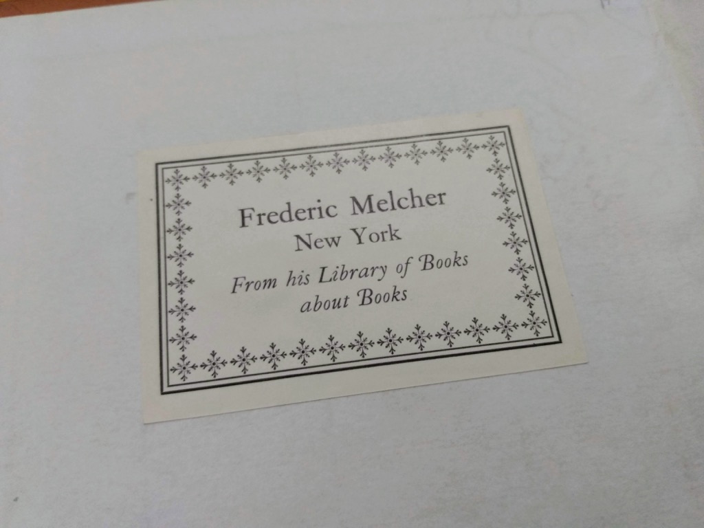 Frederic Melcher Bookplate