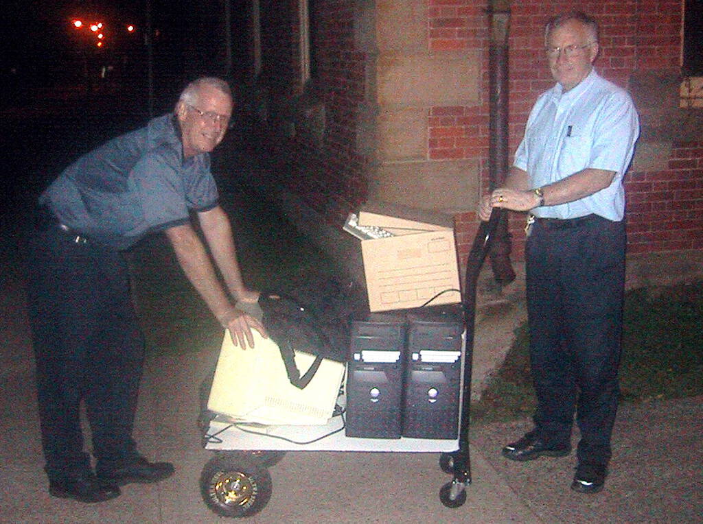 Merrill Wigginton and Lowell Croken, September 30, 2003