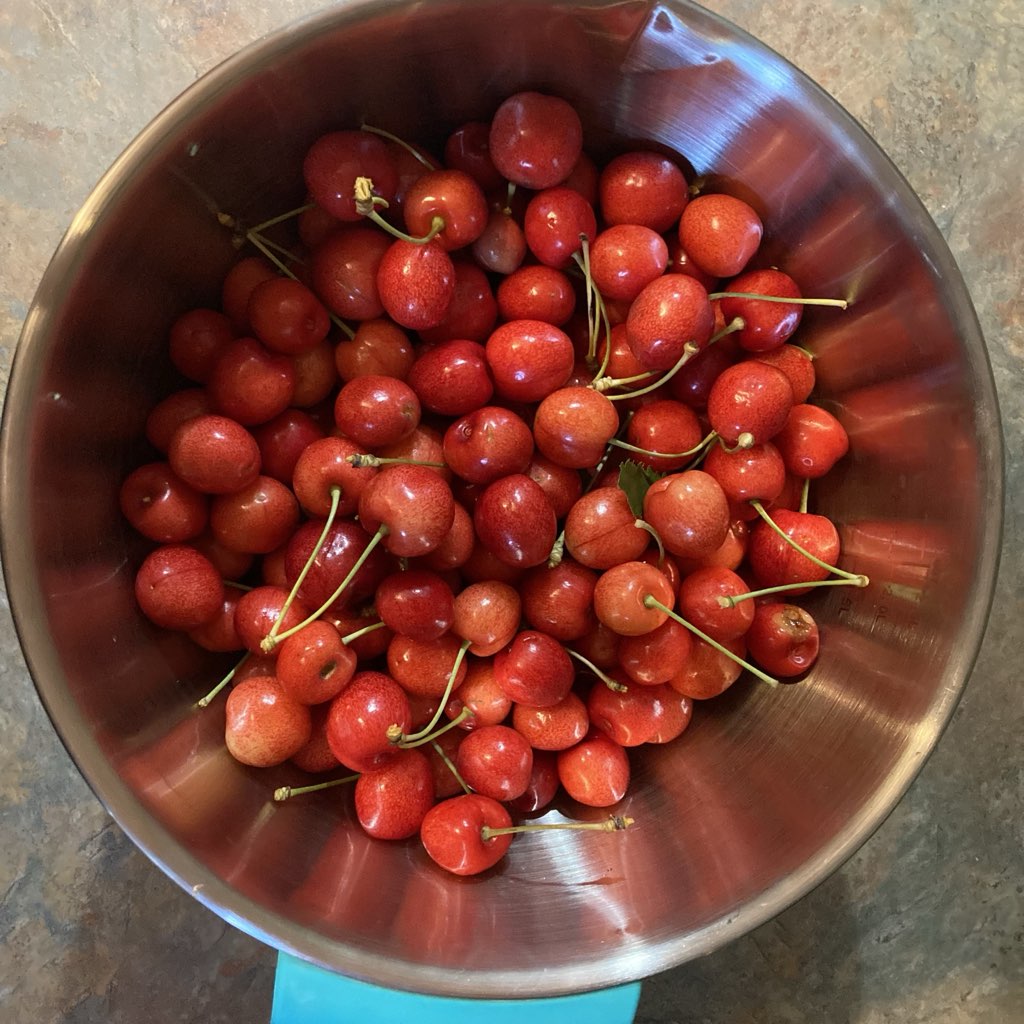 A really big bowl of more cherries.