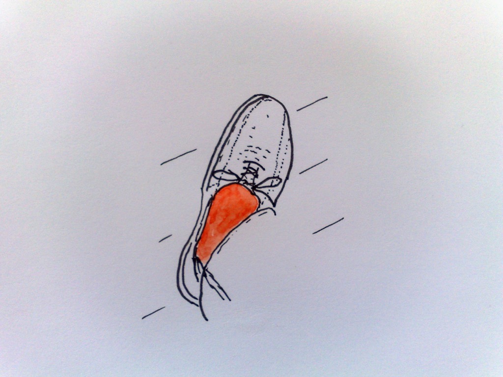Orange Socks Sketch