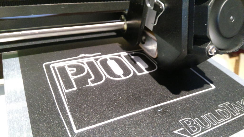 PJODD printing on 3D printer