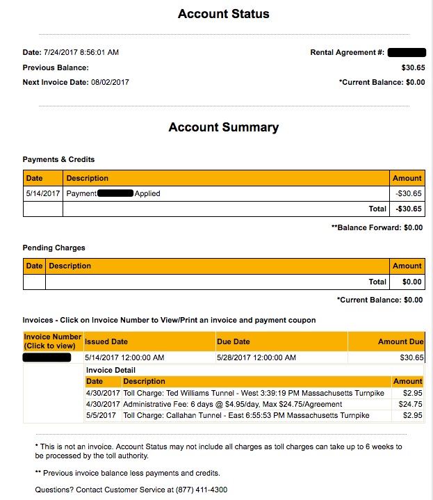 How to Avoid Rental Car E ZPass Road Toll Extortion in Boston