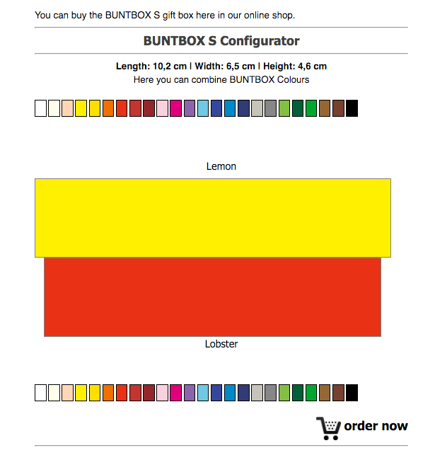 Buntbox Order Widget