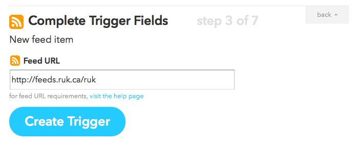 IFTTT step 2