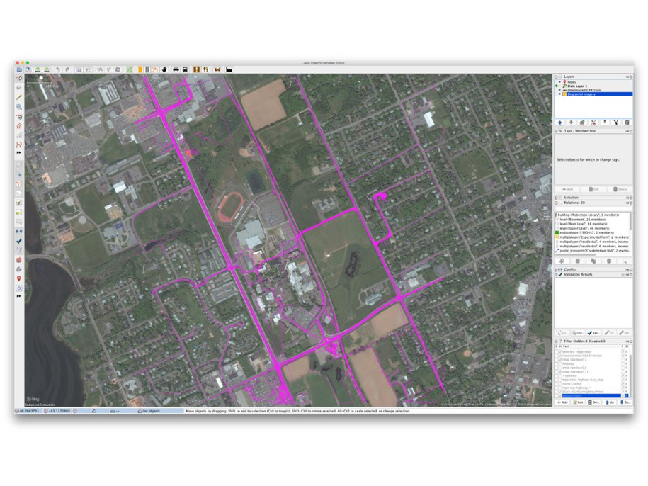 Traces and Bing Map