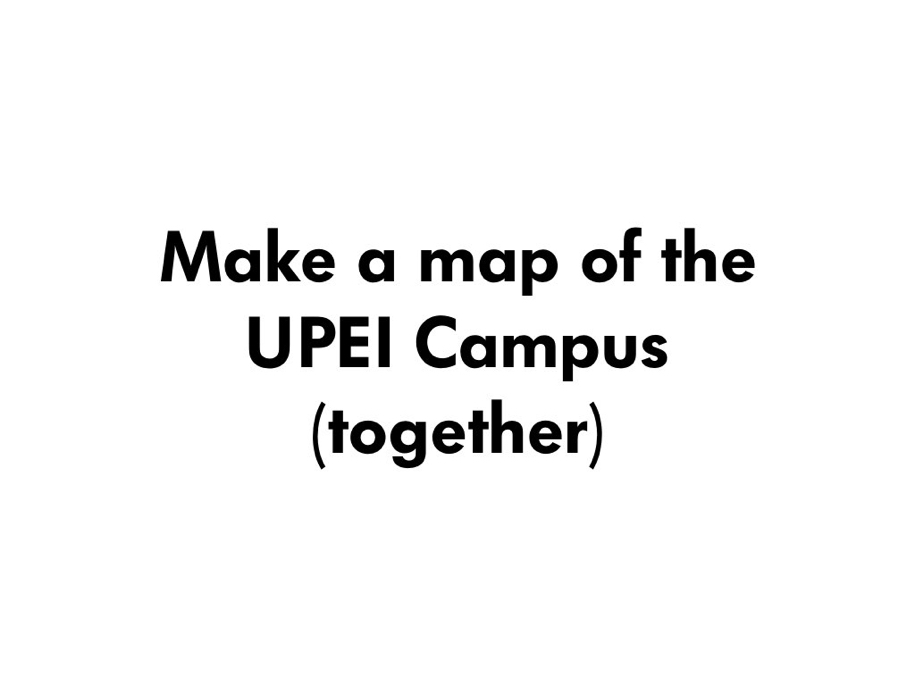 Make a Map Together!