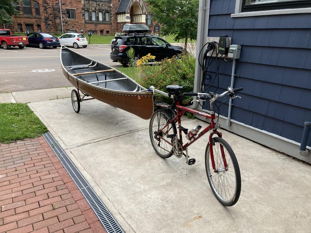 Canoe + Bicycle Shakedown Ride