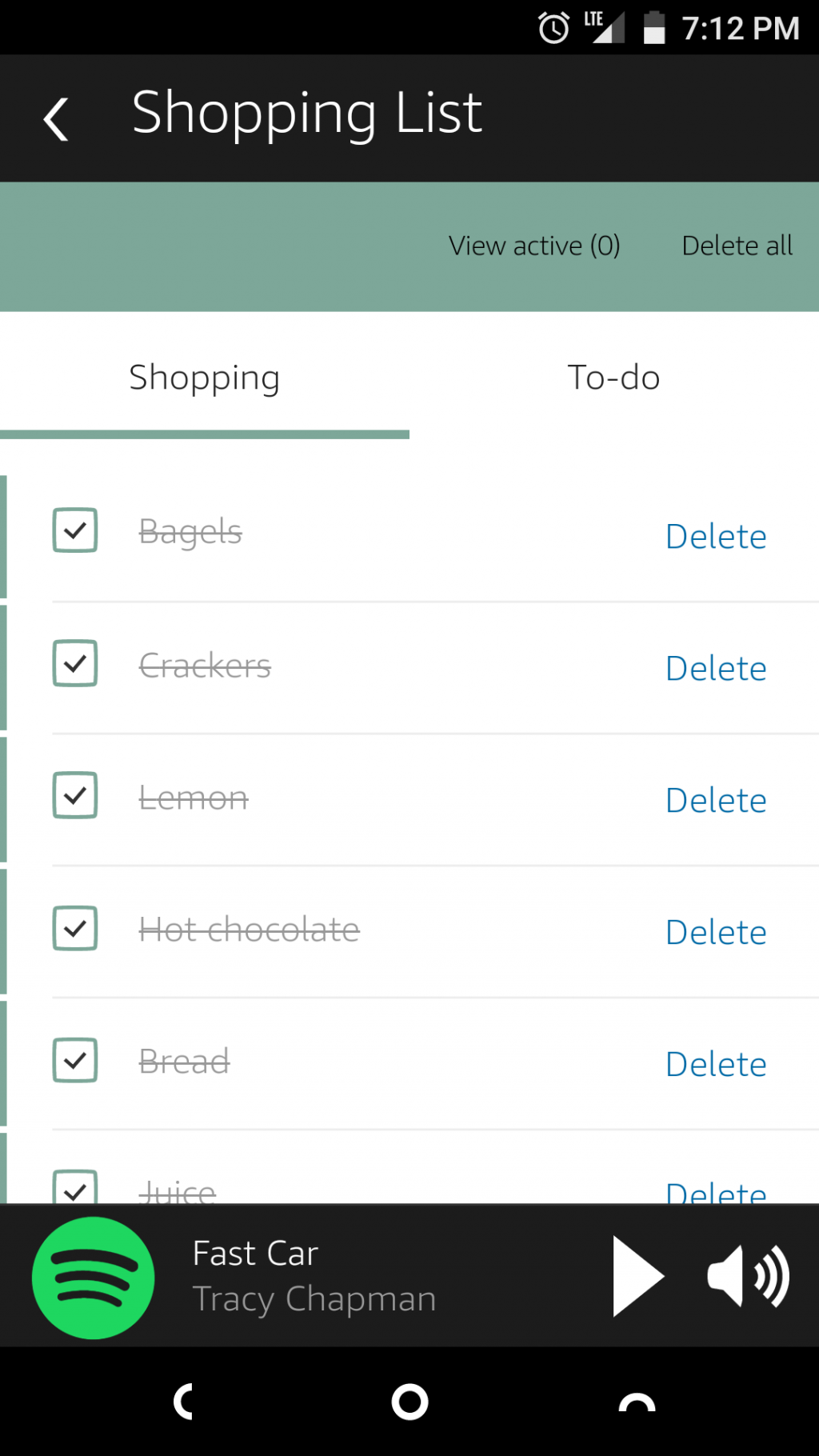 "Alexa, add bagels to my shopping list..."