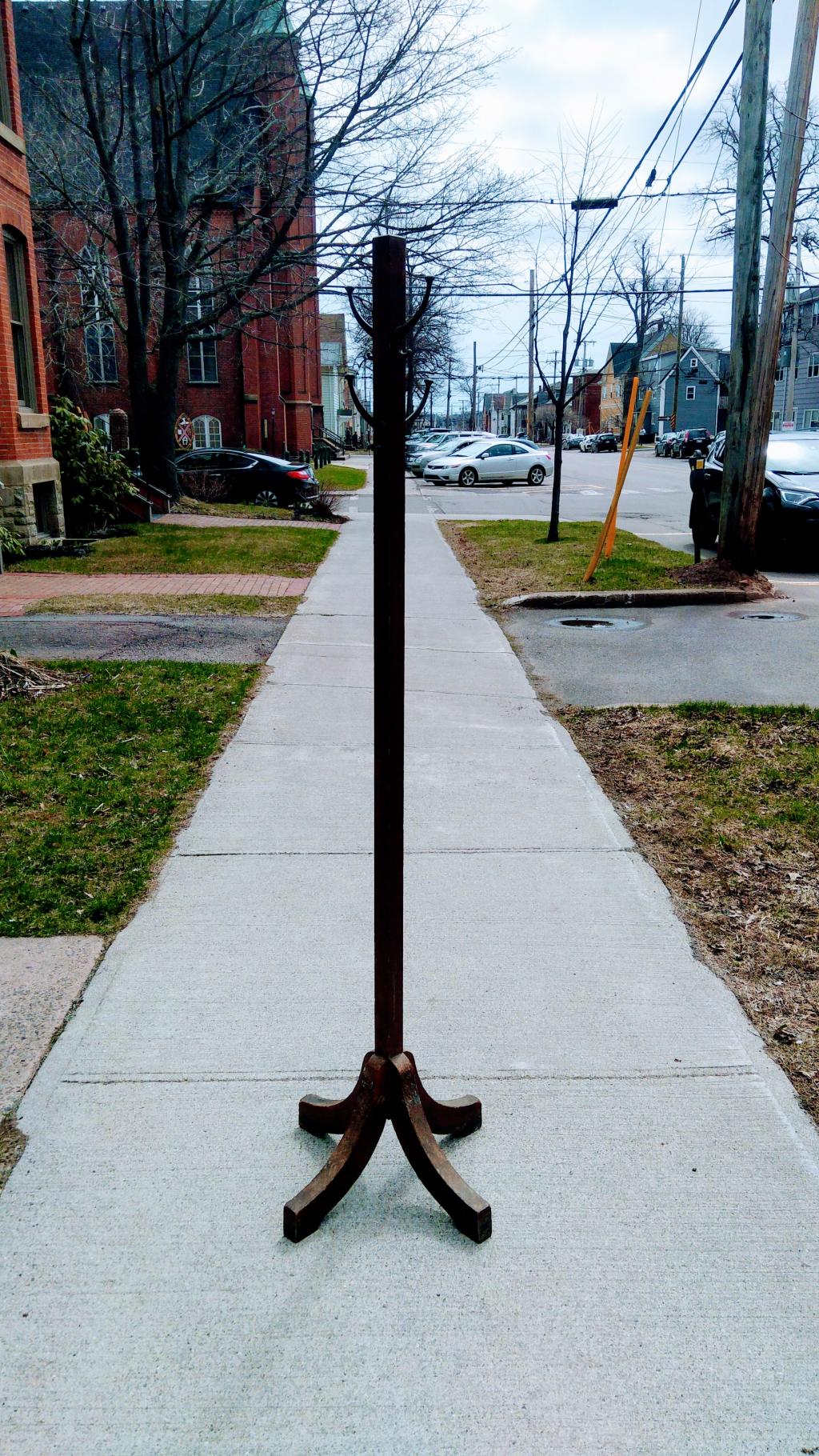 Queens Printer Coat Rack (on the street)