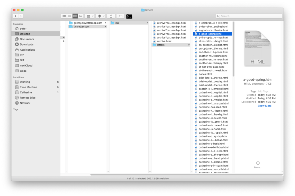 mac mail archive folder export