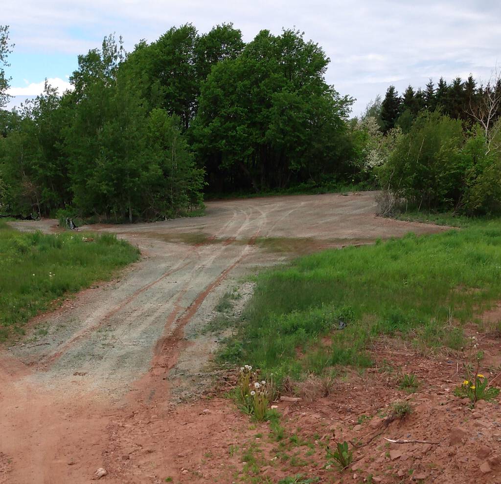 Edge of UPEI maintenance yard.