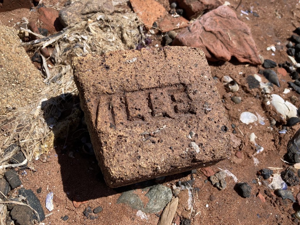 Brick inscribed "Ville"
