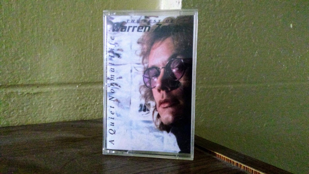 Photo of Warren Zevon cassette tape