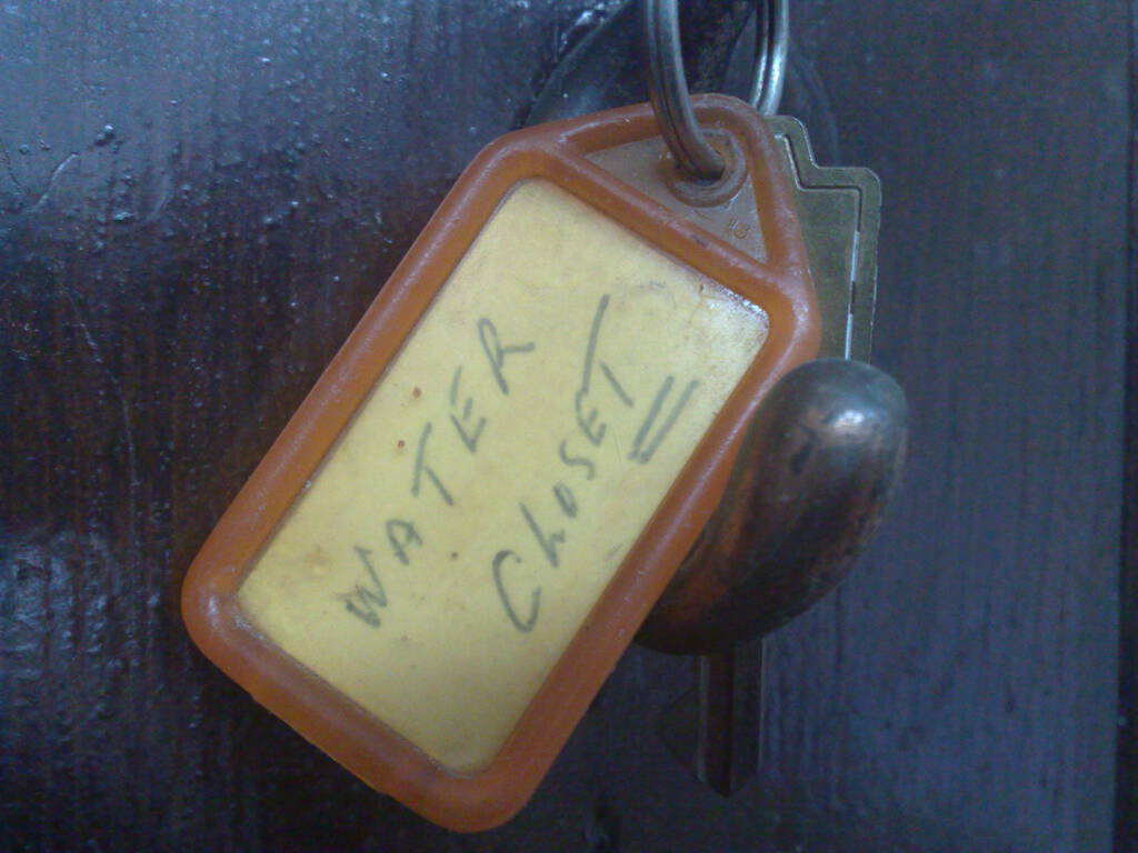 Key to "Water Closet" at Catherine's Studio